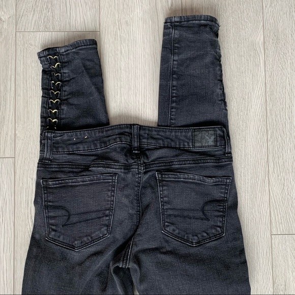 AE- Jegging with Gold Ankle Detail - Picture 4 of 5